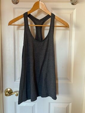 Lululemon Charcoal Gray Racerback Tank Top